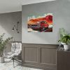 Classic Red Muscle Car Poster
