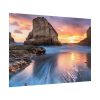 92409-27.jpg Shark Fin Cove During Sunset Poster