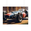 Old Racing Vintage Car Poster