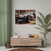 Old Racing Vintage Car Poster