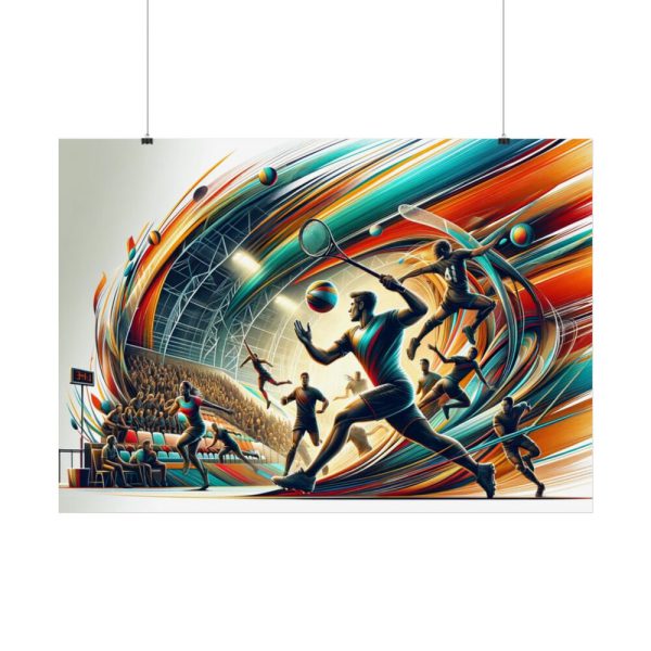 Dynamic Sport Scene Poster