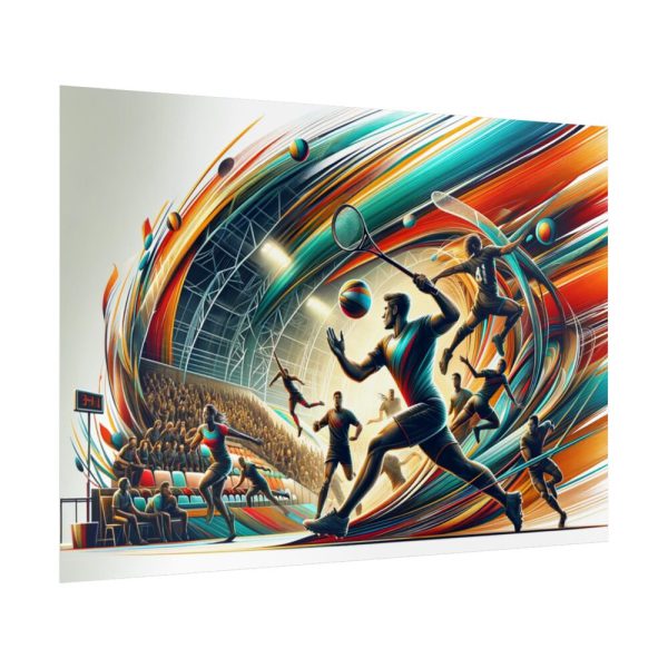 Dynamic Sport Scene Poster
