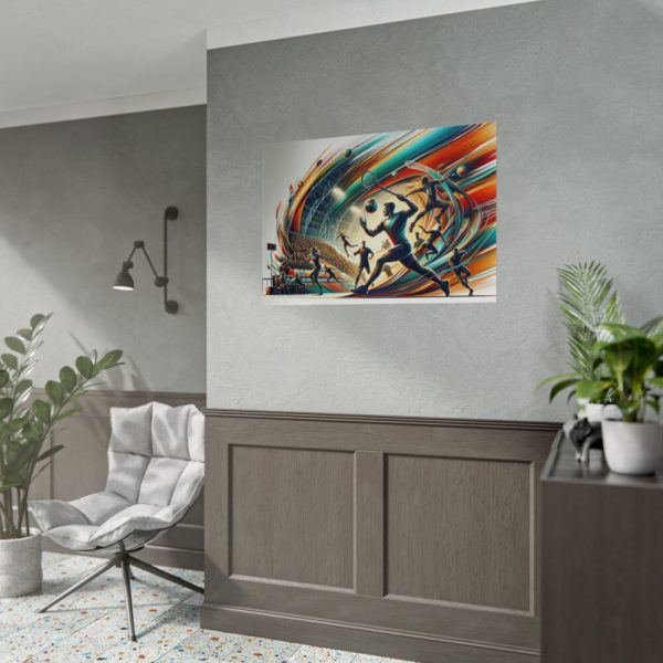 Dynamic Sport Scene Poster