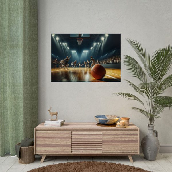 92409-318.jpg Energy and Excitement of a Basketball Game Poster