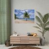 Coast With Palm Tree Poster