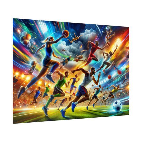 92409-352.jpg Sport Scene Capturing the Excitement and Energy of Athletes Poster