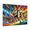 92409-357.jpg Soccer Players in Action Poster