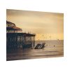 Pier Seagull Ocean Poster