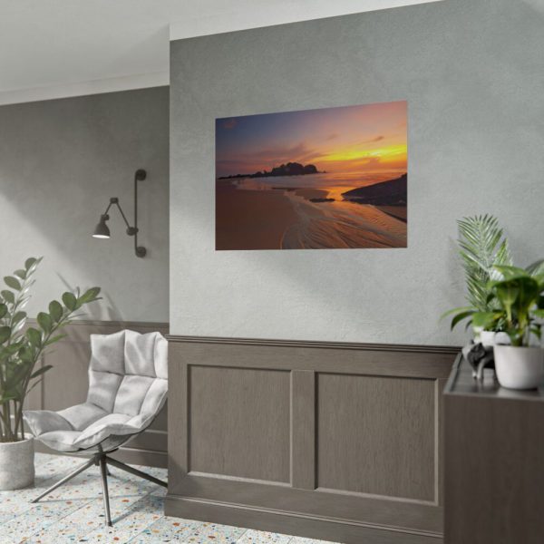 Sunrise Sleeping Giant Seascape Poster