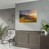 Beautiful Mountain Glow in Sunset Poster