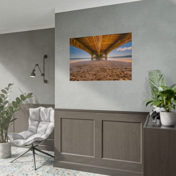 92409-419.jpg Pier Jetty Wooden Beach Poster