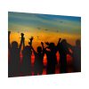 Kids Silhouette Poster