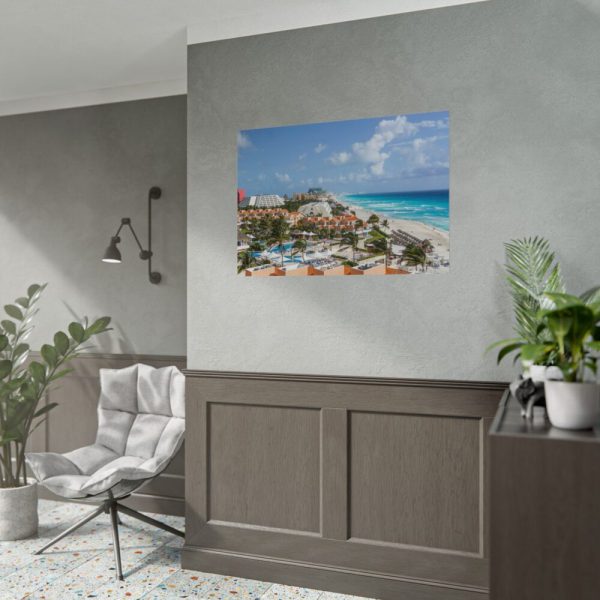 92409-444.jpg Cancun Mexico Tropical Beach Poster