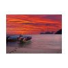 92409-450.jpg Two Boats Moored on Beach Poster