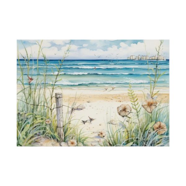 Painting of Ocean Waves Poster