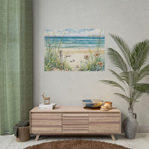 Painting of Ocean Waves Poster