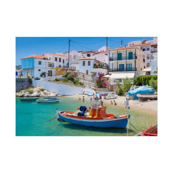 92409-475.jpg Greek Coastal Town Poster