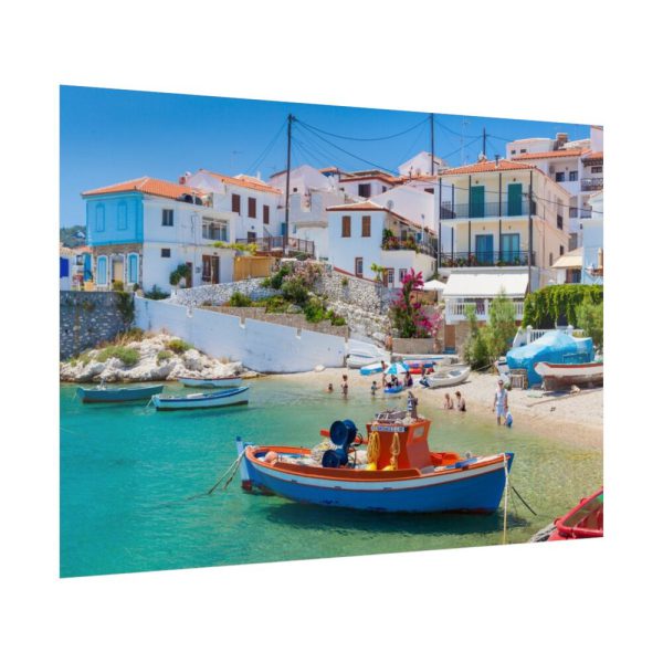 92409-477.jpg Greek Coastal Town Poster
