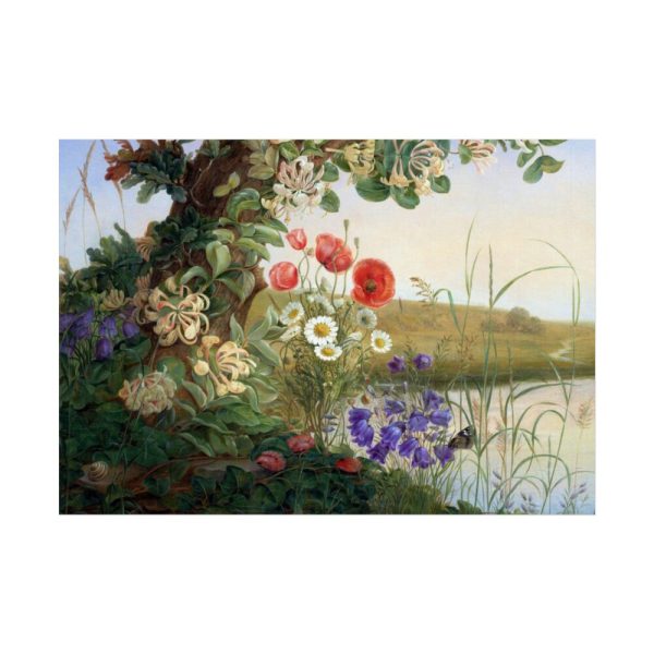 92409-495.jpg Still Life Floral Wildflowers Wreath Poster
