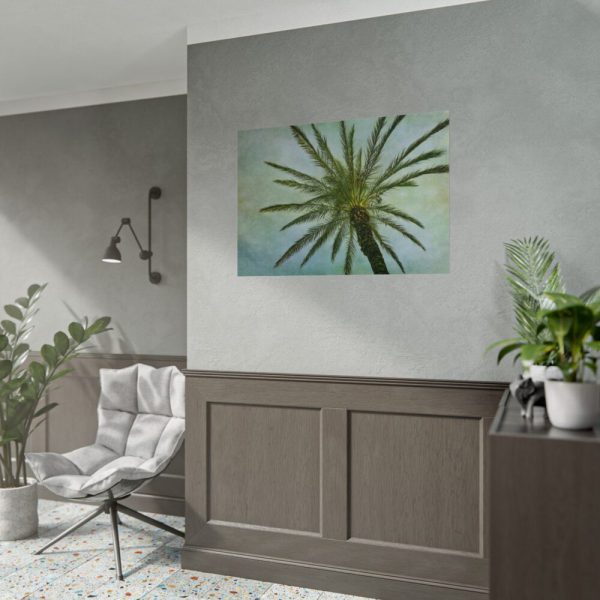92409-509.jpg Vintage Palm Tree Canopy And Sky Poster