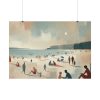 92409-521.jpg Beach Scene With People Poster
