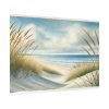 92409-532.jpg Beach Scene With Gentle Sand Dunes Poster
