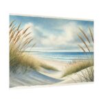 Beach Scene With Gentle Sand Dunes Poster - Image 8