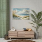 Beach Scene With Gentle Sand Dunes Poster - Image 9