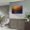 Brown Boat Near Dock Poster
