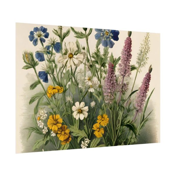 92409-562.jpg Vintage Wildflowers Poster