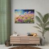 92409-578.jpg Wildflowers on Rough Texture Poster