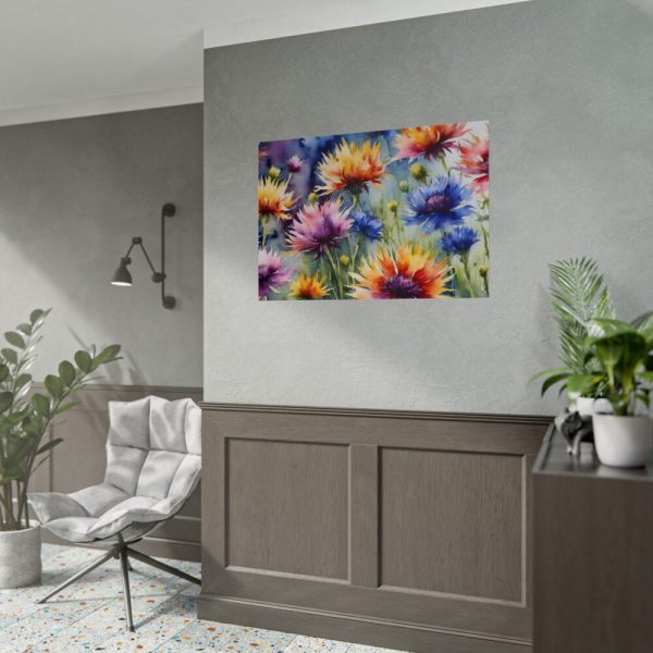 Cornflowers Wildflowers Poster