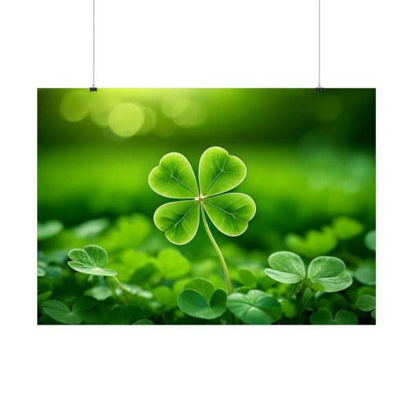 92409-586.jpg Four-leaf Clover Luck Poster
