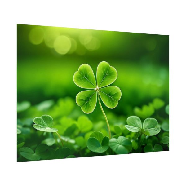 92409-587.jpg Four-leaf Clover Luck Poster