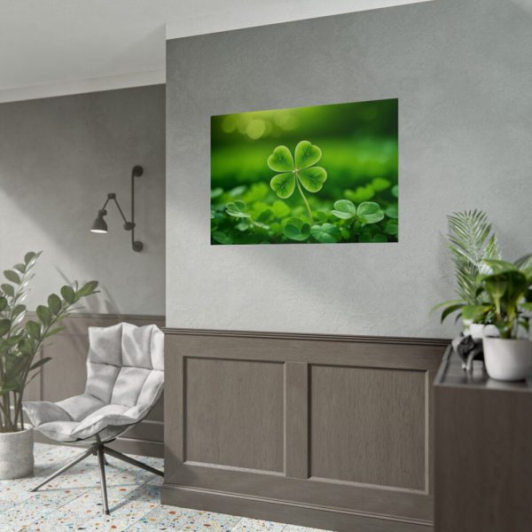 92409-589.jpg Four-leaf Clover Luck Poster