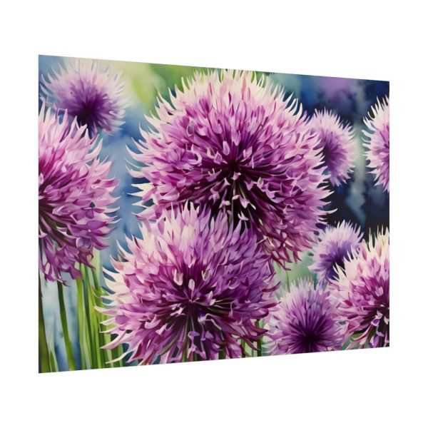 92409-592.jpg Ornamental Allium Flower Poster