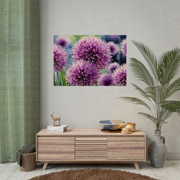 92409-593.jpg Ornamental Allium Flower Poster