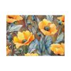 92409-595.jpg Saffron Flower Grunge Poster