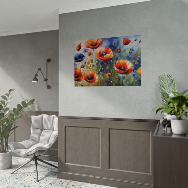 92409-609.jpg Poppies Flowers Wildflowers Poster