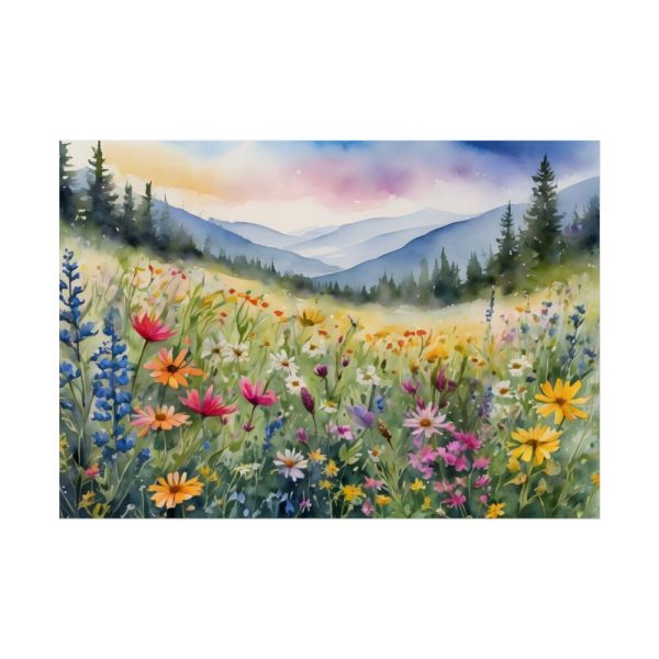 92409-610.jpg Landscape Wildflowers Fields Meadows Poster