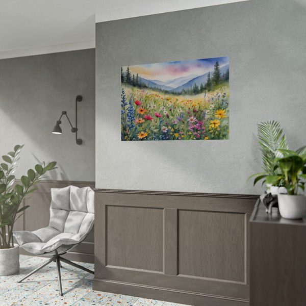 92409-614.jpg Landscape Wildflowers Fields Meadows Poster