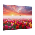 Tulip Field In The Morning Poster - Image 8