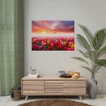 Tulip Field In The Morning Poster - Image 9