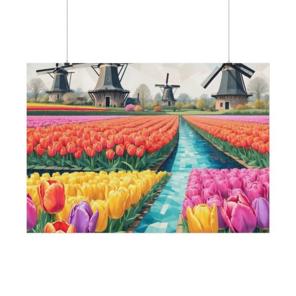 92409-631.jpg Holland Tulip Windmill Poster