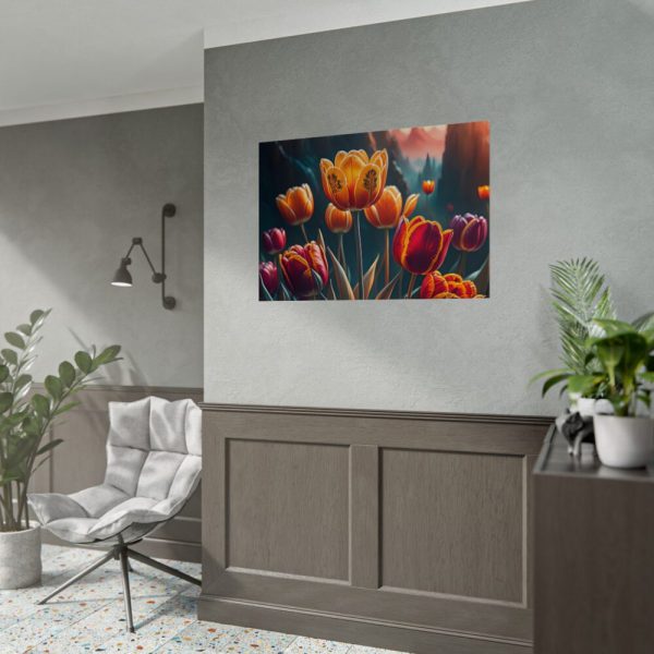 Yellow Tulips Flower Poster