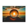 92409-65.jpg Reflection Time Through A Lens Ball Poster