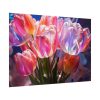 Beautiful Pink Tulips Flowers Poster