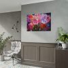 Beautiful Pink Tulips Flowers Poster