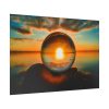 92409-67.jpg Reflection Time Through A Lens Ball Poster