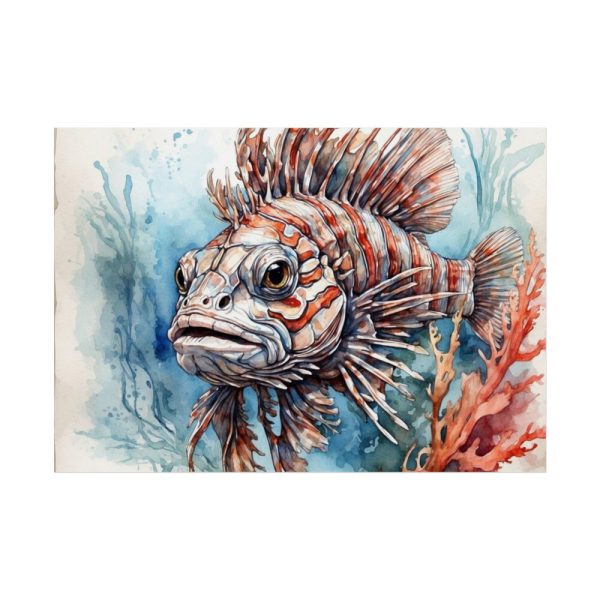 Colorful Lionfish Poster